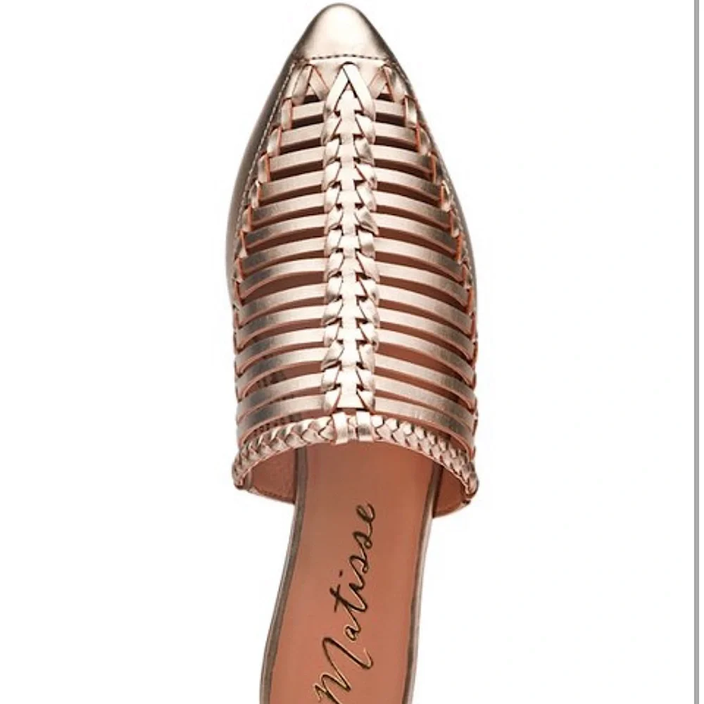 MATISSE Nordstroms Strappy Leather - Mule Slides - Picture 2 of 4